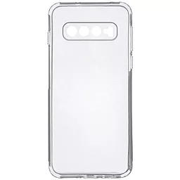 Чехол Epik TPU Transparent 1,5mm Full Camera для Samsung Galaxy S10 Бесцветный (прозрачный)