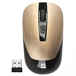 Компьютерная мышка Defender Wave MM-995 (52994) golden - фото Компьютерная мышка Defender Wave MM-995 (52994) golden