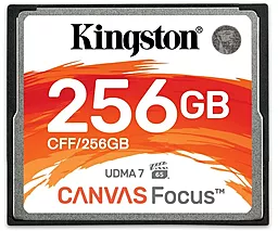 Карта памяти Kingston CompactFlash 256GB Canvas Focus UDMA 7 (CFF/256GB)