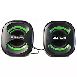 Колонки акустические Greenwave SA-225 Black/Green - фото Колонки акустические Greenwave SA-225 Black/Green