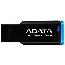 Флешка ADATA 64GB UV140 Black-Blue USB 3.0 (AUV140-64G-RBE) - фото Флешка ADATA 64GB UV140 Black-Blue USB 3.0 (AUV140-64G-RBE)