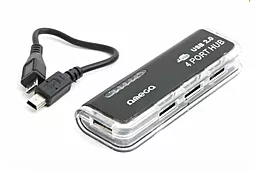 USB хаб (концентратор) OMEGA 4-port USB2.0 + OTG cable