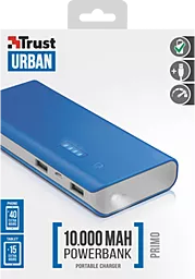 Повербанк Trust Primo Power Bank 10000 мАч Blue (22072) - миниатюра 5