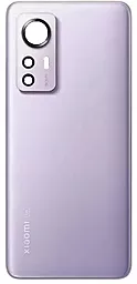 Задняя крышка корпуса Xiaomi 12X со стеклом камеры Original Purple - фото Задняя крышка корпуса Xiaomi 12X со стеклом камеры Original Purple