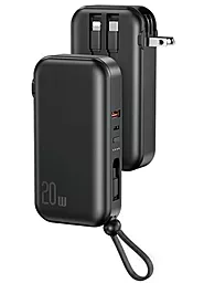 Повербанк Usams PB63 3in1 10000mAh 20W Black - фото Повербанк Usams PB63 3in1 10000mAh 20W Black
