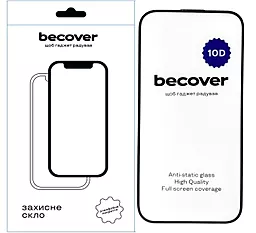 Защитное стекло BeCover для Apple iPhone 15 10D Black (711329) - фото Защитное стекло BeCover для Apple iPhone 15 10D Black (711329)