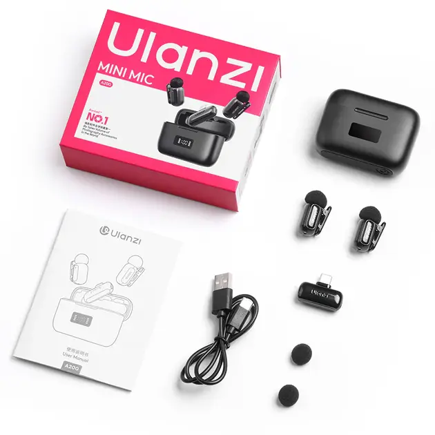 Петличний мікрофон Ulanzi A200 Mini Mic - фото 3