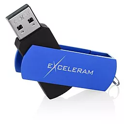 Флешка Exceleram 64GB P2 Series USB 2.0 (EXP2U2BLB64) Blue - мініатюра 2