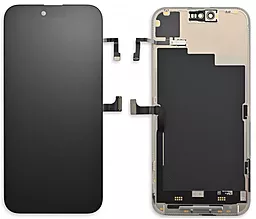 Дисплей Apple iPhone 15 з тачскріном і рамкою, (TFT), Black