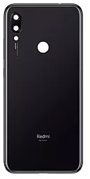 Задняя крышка корпуса Xiaomi Redmi Note 7 Pro со стеклом камеры Space Black