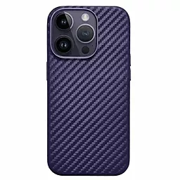 Чохол K-DOO Mag Noble Collection для iPhone 14 Pro Max Carbon Purple (00-00024305)
