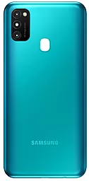 Задняя крышка корпуса Samsung Galaxy M21 2019 M215 со стеклом камеры Original Green