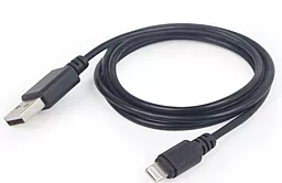 Кабель Cablexpert USB-A - Lightning 12w 2.4a 2м cable Black (CC-USB2-AMLM-2M) - фото Кабель Cablexpert USB-A - Lightning 12w 2.4a 2м cable Black (CC-USB2-AMLM-2M)