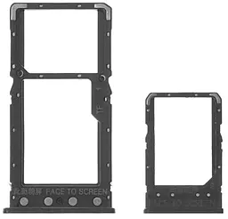 Держатель (лоток) Сим карты Xiaomi Redmi 6 / Redmi 6A (Global) и карты памяти Dual SIM (комплект 2 шт) Gray - фото Держатель (лоток) Сим карты Xiaomi Redmi 6 / Redmi 6A (Global) и карты памяти Dual SIM (комплект 2 шт) Gray
