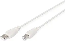 Кабель (шлейф) Digitus USB 2.0 AM/BM 3.0м белый (AK-300102-030-E) - фото Кабель (шлейф) Digitus USB 2.0 AM/BM 3.0м белый (AK-300102-030-E)