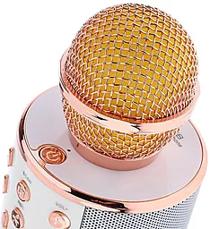 Безпровідний мікрофон для караоке Wester WS-858 Rose Gold - мініатюра 4