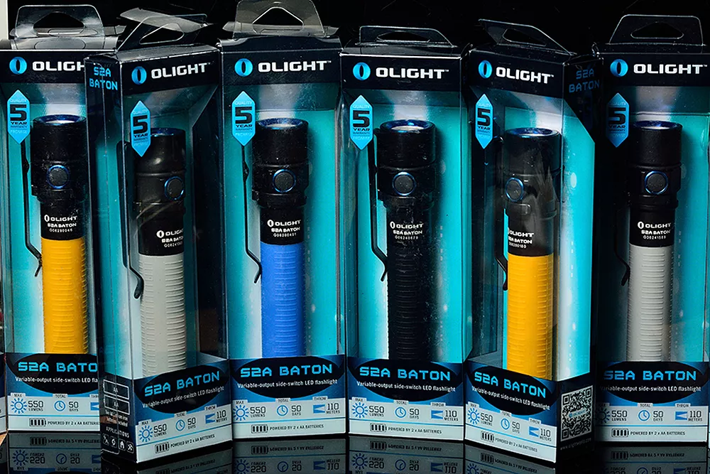 Ліхтарик Olight S2A Baton Grey - фото 10