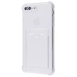Чехол 1TOUCH Card Case Safe Anti-Shock для Apple iPhone 7 Plus, iPhone 8 Plus Clear