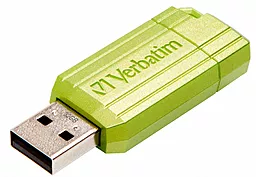 Флешка Verbatim PinStripe 32GB USB 2.0 Euc (49958) Green - миниатюра 3