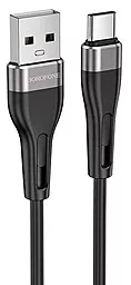Кабель Borofone BX46 USB-A - Type-C 15w 3a 1м cable Black