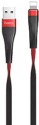 Кабель Hoco U39 Slender USB-A - Lightning 12w 2.4a 1.2м cable Red/Black - фото Кабель Hoco U39 Slender USB-A - Lightning 12w 2.4a 1.2м cable Red/Black