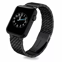 Ремінець для годинника COTEetCI W76 Carbon Fiber Pattern Strap для Apple Watch 42/44/45/49mm Black (22008-BK) 