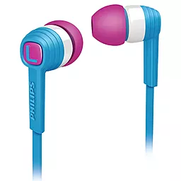 Наушники Philips SHE7050BL/00 Mic Blue - фото Наушники Philips SHE7050BL/00 Mic Blue
