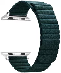 Ремінець ArmorStandart Leather Loop для для Apple Watch 42mm/44mm/45mm/49mm Forest Green (ARM53319)