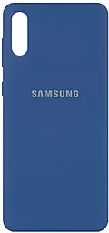 Чехол Epik Silicone Cover Full Protective (AA) Samsung A022 Galaxy A02 Navy Blue