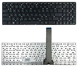 Клавіатура для ноутбуку Asus K55VM (AEKJB700010) RU/ENG, без рамки Black - фото Клавіатура для ноутбуку Asus K55VM (AEKJB700010) RU/ENG, без рамки Black