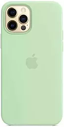{"ru": "Чехол", "uk": "Чохол"} Silicone Case Full для Apple iPhone 12 Pro Max Phistashio