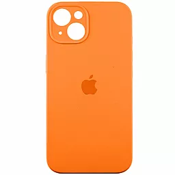Чехол Silicone Case Full Camera для Apple iPhone 13 Orange