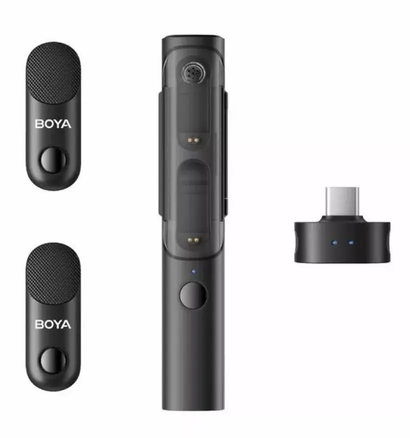 Беспроводной микрофон Boya Magic-02 4 в 1 - фото 1