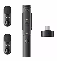 Беспроводной микрофон Boya Magic-02 4 в 1 - фото Беспроводной микрофон Boya Magic-02 4 в 1