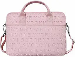Сумка для ноутбуку WIWU Vogue Laptop Slim Bag (with strap) 13.3'' Pink - фото Сумка для ноутбуку WIWU Vogue Laptop Slim Bag (with strap) 13.3'' Pink