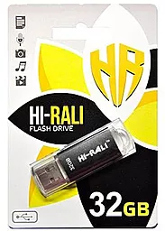 Флешка Hi-Rali 32GB Rocket Series USB 2.0 (HI-32GBVCBK) Black