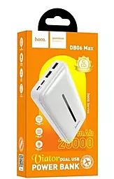 Повербанк Hoco DB06 Max Viator 20000mAh White - миниатюра 2