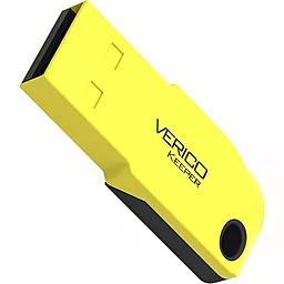 Флешка Verico USB 2.0 16Gb Keeper (1UDOV-P0YKG3-NN) Yellow/Black - фото Флешка Verico USB 2.0 16Gb Keeper (1UDOV-P0YKG3-NN) Yellow/Black