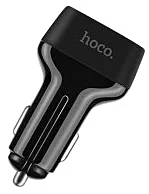 Автомобільний зарядний пристрій з швидкою зарядкою Hoco Z15 KUSO QC3.0 TYPE-C TWO PORTS Black - мініатюра 3