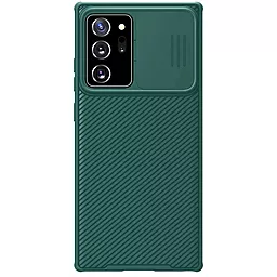 Чехол Nillkin Camshield (шторка на камеру) для Samsung Galaxy Note 20 Ultra  Зеленый / Dark Green