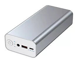 Повербанк PowerPlant 30000mAh PD/76W QC/3.0 DC 12-19V USB-C(65W Max) USB-A (PB930548) Silver