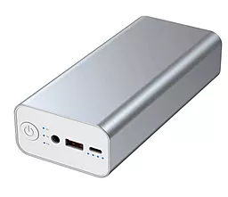 Повербанк PowerPlant 30000mAh PD76W QC3 DC12-19V (PB930548) Silver - фото Повербанк PowerPlant 30000mAh PD76W QC3 DC12-19V (PB930548) Silver