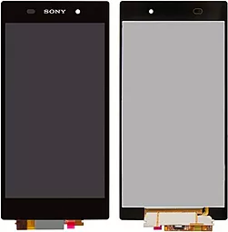 Дисплей Sony Xperia Z1 (C6902, C6903, C6906, C6943, L39h, SO-01F, SOL23) з тачскріном, оригінал, Black