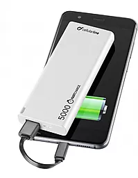 Повербанк CellularLine FreePower Slim 5000 White (FREEPSLIM5000W) - фото Повербанк CellularLine FreePower Slim 5000 White (FREEPSLIM5000W)