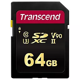 Карта пам'яті Transcend SDXC 64GB 700S Class 10 UHS-II U3 V90 (TS64GSDC700S) - фото Карта пам'яті Transcend SDXC 64GB 700S Class 10 UHS-II U3 V90 (TS64GSDC700S)