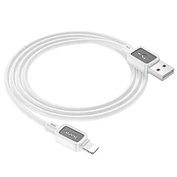 Кабель Hoco X108 Benefit USB-A - Lightning 12w 2.4a 1м cable White - мініатюра 2 Кабель Hoco X108 Benefit USB-A - Lightning 12w 2.4a 1м cable White - мініатюра 2