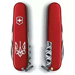 Мультитул Victorinox Camper Ukraine (1.3613_T0630u) Красный Трезубец готический белый - миниатюра 2