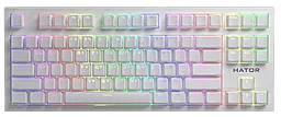Клавиатура HATOR Skyfall TKL PRO Wireless ENG/UKR/RUS (HTK-664) White - фото Клавиатура HATOR Skyfall TKL PRO Wireless ENG/UKR/RUS (HTK-664) White