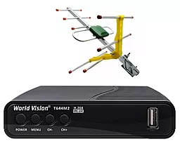 Комплект цифрового ТВ World Vision Foros Combo + Антенна Eurosky ES-003 - фото Комплект цифрового ТВ World Vision Foros Combo + Антенна Eurosky ES-003