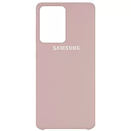 Чехол Epik Silicone Cover (AAA) Samsung G988 Galaxy S20 Ultra Pink Sand